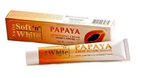 Soft 'n White Swiss (Papaya) Body Cream Tube 50g