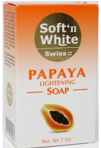 Soft 'n White Swiss (Papaya) Body Soap 200g
