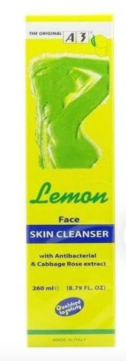 A3 Lemon Face Skin Cleanser 260ml