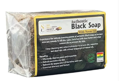 Africa Black Bar Soap With Neem Oil 200g