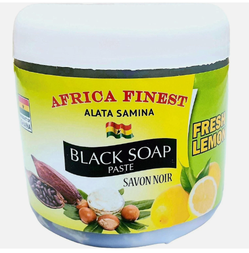 Africa Finest Black Soap Lemon Jar 450g