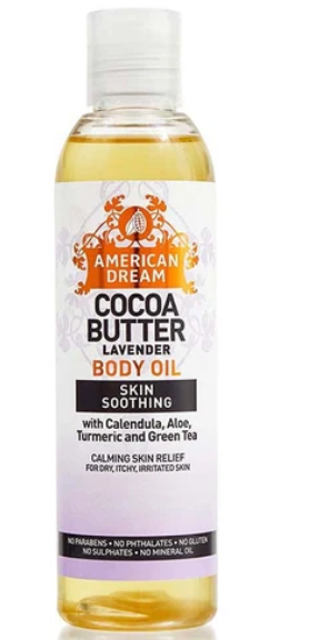 American Dream Lavender Cocoa Butter Body Oil 200ml