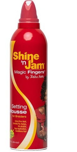 Ampro Shine & Jam Magic Fingers Setting Mousse 12oz