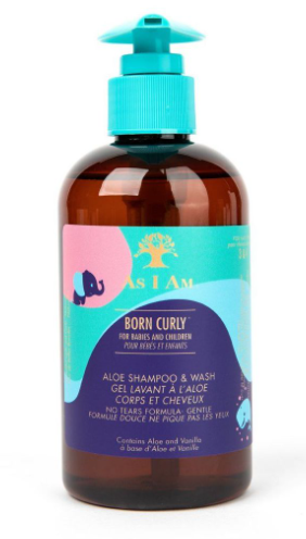 As I Am Born Curly Aloe Shampoo & Wash 12oz