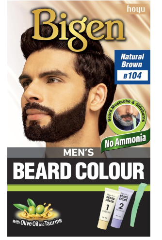 Bigen Mens Beard (B104) Natural Brown