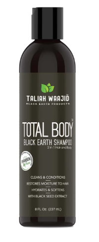 Taliah Waajid Total Body Black Earth Shampoo 8oz