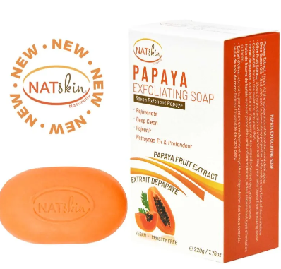 Natskin Papaya Brightening And Exfoliating Soap 220g