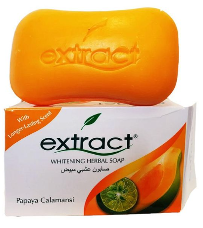 Extract Herbal Papayas Soap (125g)