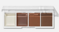 E.L.F Bite-Size Brow Palette Auburn