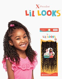 X PRESSION X Pression Syn Lil Looks Passion Bohemian Feed Twist Braid 10 Inch