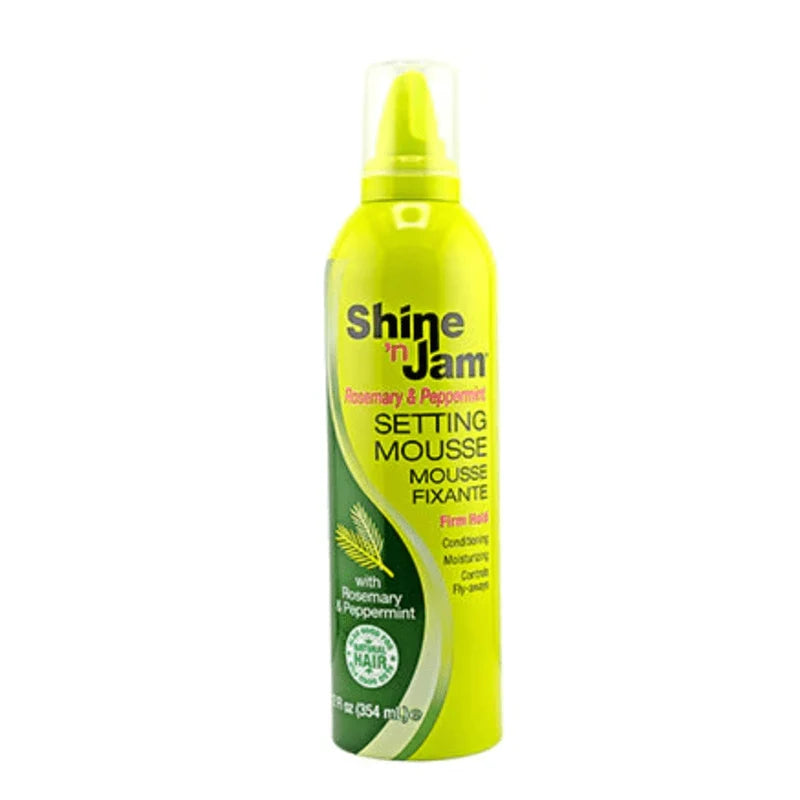 Ampro Shine-N-Jam Mousse Firm Hold Green12oz